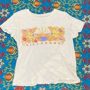 Billabong T-shirt Hawaiian floral size large